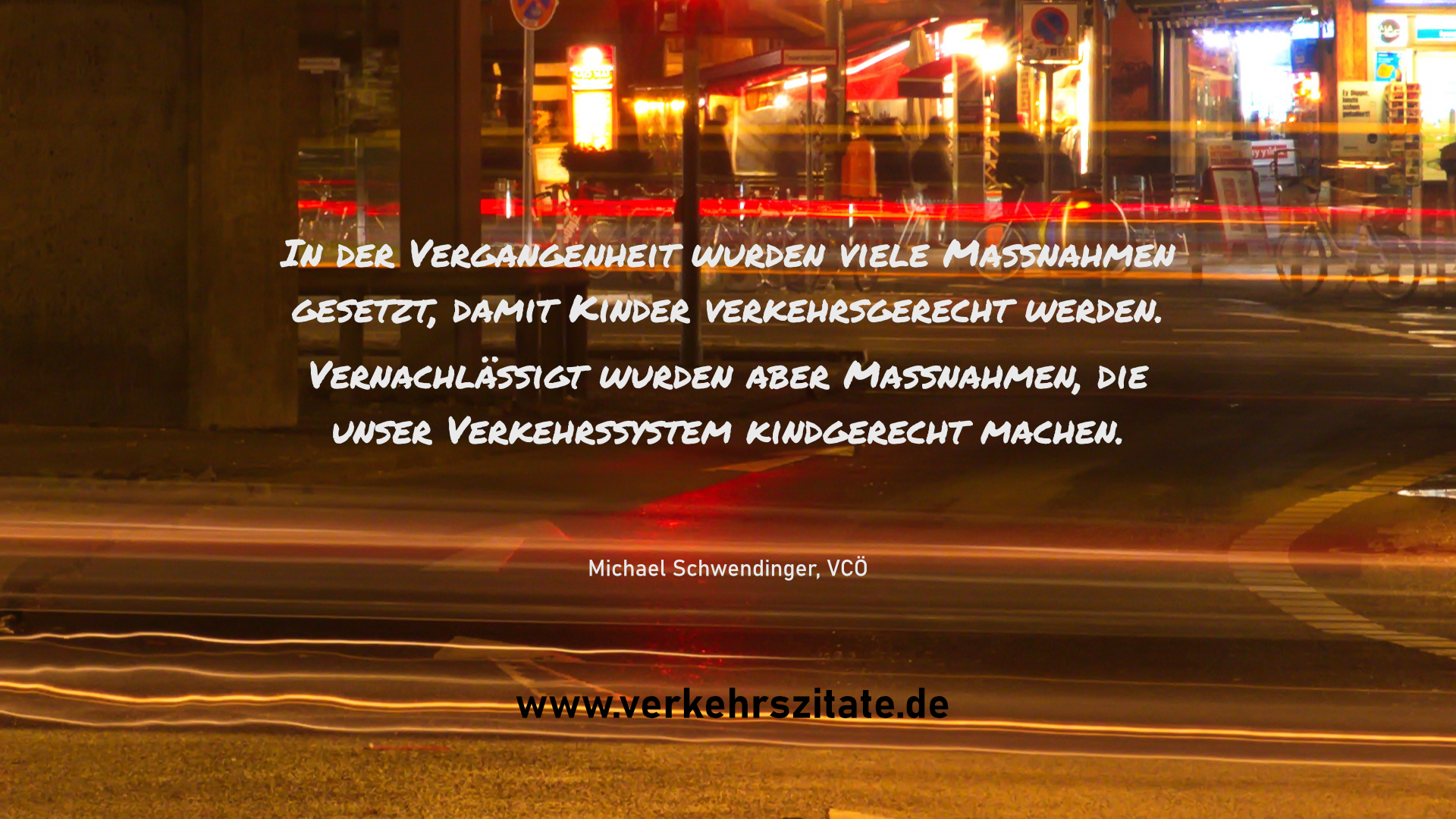 In der Vergangenheit wurden viele Maßnahmen gesetzt, damit Kinder verkehrsgerecht werden. Vernachlässigt wurden aber Maßnahmen, die unser Verkehrssystem kindgerecht machen.